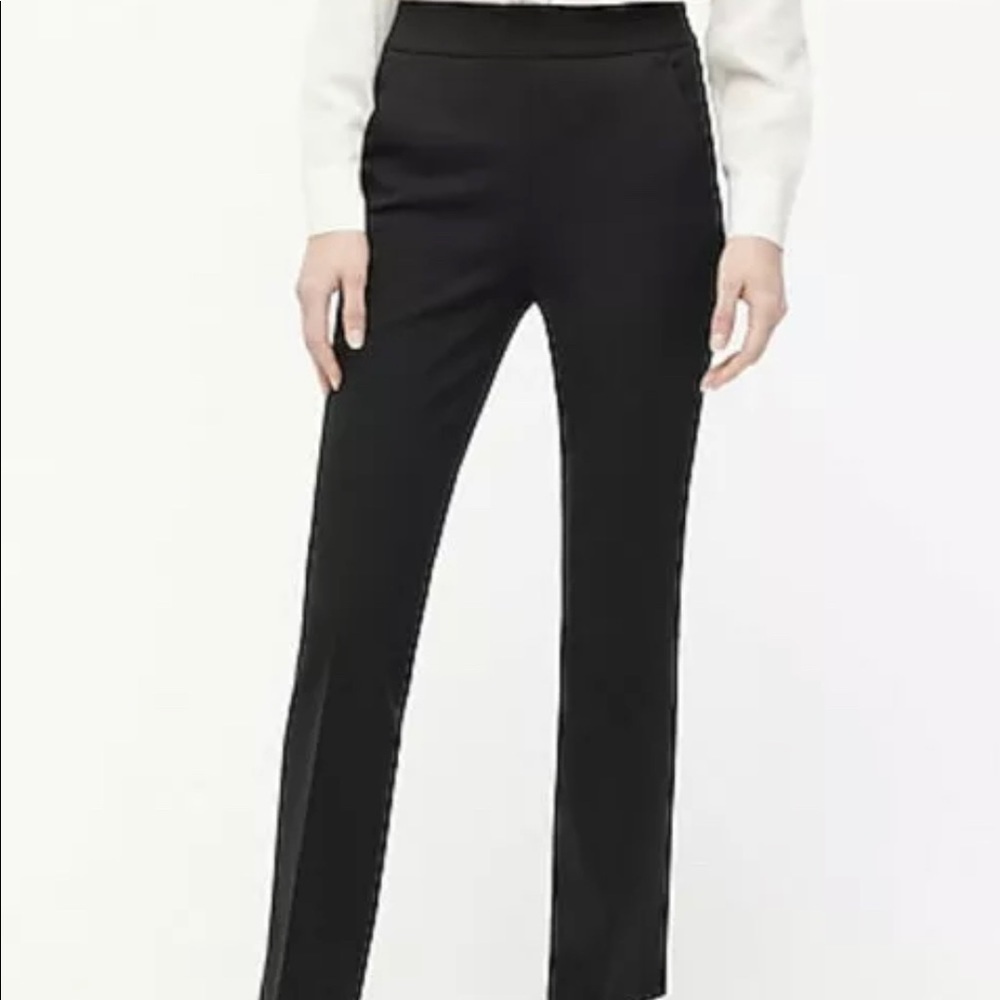 j crew  womens black dresspants stretch Sz S (L)